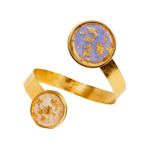 Pulsera Espiral Nude/Lila